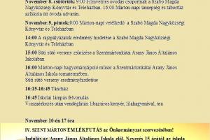 Márton-napi program