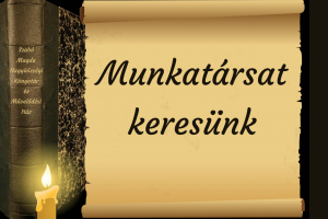 Munkatársat keresünk